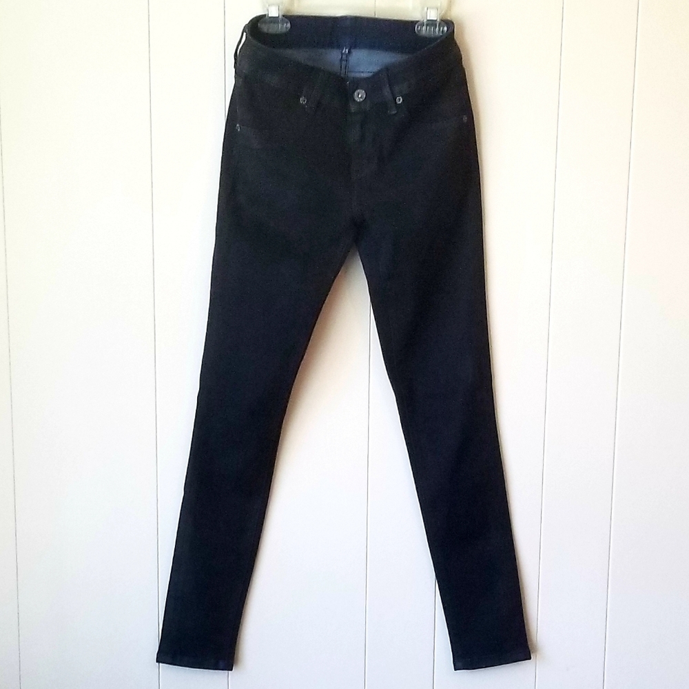 Carmar guc waxed blue/black skinny jeans size 25